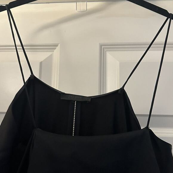 The Row Cobsen Multi Way Folded Wrap Top Black size US 2 - Picture 15 of 16